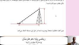 ریاضی پایه دهم هنرستان پودمان 5 سینوس زاویه صفحه 135 130 استاد شفیعی