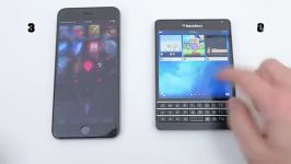 iPhone 6 Plus vs Blackberry Passport  Speed test