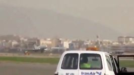 فرود استثنایی بویینگ 727 دوچرخ باز شده در ایران