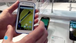 بررسی Motorola Moto E 2015 در نمایشگاه mwc 2015