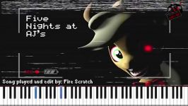 Five Nights at AJs Song Piano