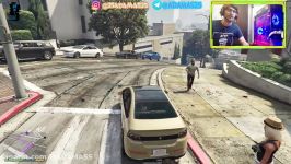 اسپرت کردن ماشین برقی در بازی GTA V فرانکلین ...جی تی ای 5