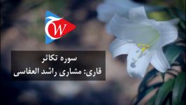 102 تلاوت سوره تکاثر ترجمه صوتی تصویری فارسی