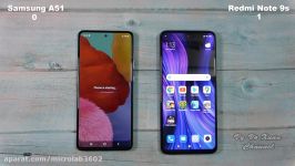 مقایسه دو گوشی Samsung Galaxy A51 vs Xiaomi Redmi Note 9s