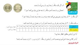 تدریس صفحه150 ریاضی چهارم دبستان فصل هفت آمار احتمال