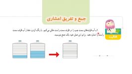 آموزش صفحه 108 کتاب ریاضی چهارم ابتدایی  جمع تفریق اعشاری