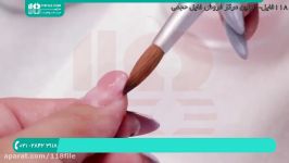 آموزش طراحی ناخن  طراحی ناخن ساده دوبله کاشت ژله ای ناخن 28423118 021