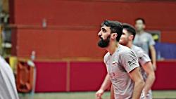 تمرین عصر سه شنبه ملی پوشان والیبال ایران دریچه دوربین فدراسیون