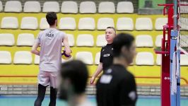 تمرین آماده سازی ملی پوشان والیبال ایران برای مسابقات انتخابی المپیک