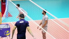 لحظات جذاب دیدنی تمرین تیم ملی والیبال مردان ایران