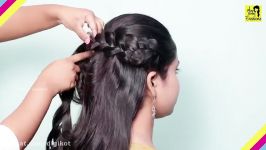 مدل موهای آسان مجلسی دخترانه برای طراحی در خانه