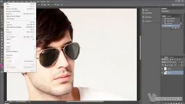 tutorial Reflection Glasses in photoshop