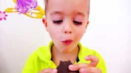 ماجراهای ولاد نیکیتا Vlad and Nikita staged a chocolate challenge  harmful sw