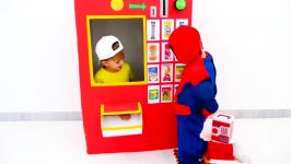 ماجراهای ولاد نیکیتا Vlad and Nikita superheroes vending machine kids toy stor