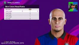 آموزش ساخت فیس روبرتو کارلوس در PES 2020