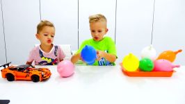 ماجراهای ولاد نیکیتا Vlad and Nikita play Hide and Seek with balloons