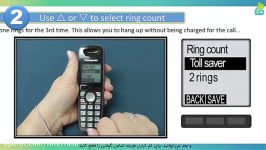 آموزش چگونگی تنظیم تعداد زنگ گوشی تلفن پاناسونیک