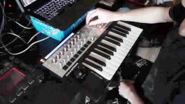 تست میدی کنترلر نویشن Novation 25 SL MkII  داور ملودی