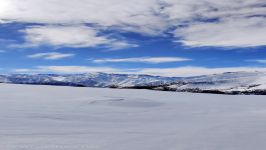 ارتفاعات زیبای کلاردشت در فصل زمستان