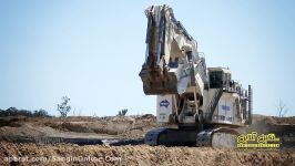 LIEBHERR R 9800 لیبهر بزرگترین بیل بکهو جهان در سال 2010