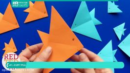 آموزش اوریگامی  ساخت اوریگامی ساخت اوریگامی ماهی 28423118 021