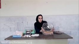 آموزش ساخت تراریوم باغ شیشه ای مرکز آموزش فنی حرفه ای شهرستان تفرش