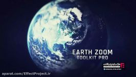 پروژه حرفه ای Earth zoom Toolkit زوم روی نقشه کدمحصول 3397