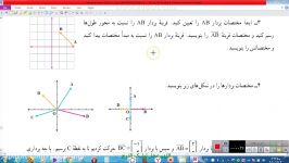 ریاضی هفتم،فصل هشتم، مختصات بردار قسمت4، مدرس بحرینی