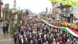 راهپیمایی مردم خمام در 22 بهمن 93