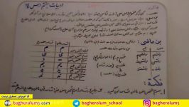 تدریس درس 14 فارسی هفتم توسط استاد مختارنژاد