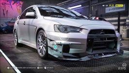 Need for Speed Heat  Mitsubishi Lancer Evolution X 2008 Varis  Customize 