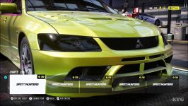 Need for Speed Heat  Mitsubishi Lancer Evolution IX 2007  Customize  T