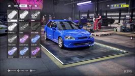 Need for Speed Heat  Honda Civic Type R 2000  Customize  Tuning Car