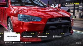 Need for Speed Heat  Mitsubishi Lancer Evolution X 2008  C