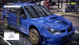 Need for Speed Heat  Subaru Impreza WRX STi 2006  Customize  Tun