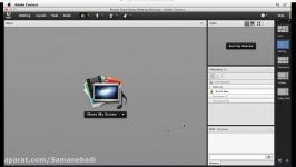 آموزش نحوه استفاده منوی وایت برد در کلاس مجازی adobe connect