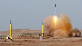وحشتناک ترین حمله موشکی بالستیک ایران  بارانی موشک های ایرانی