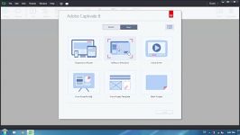 آموزش نرم افزار adobe captivate،آشنایی منوهای برنامه