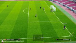 آموزش زدن شوت کات دار در pes 2020