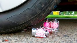 EXPERIMENT COCA COLA Vs CAR Crushing Crunchy Soft Squishy Things By Car