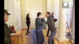 پارلمان اوکراین رینگ بوکس شد