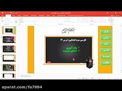 فارسی سوم ابتدایی، درس ایران عزیز، واژه آموزی صندلی صمیمیت