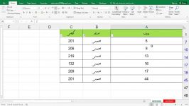 آموزش اکسل تابع subtotalتایپ شماره ردیف اتوماتیک