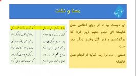 نیایش، ادبیات فارسی پایه نهم