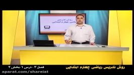 روش تدریس فصل سوم ریاضی چهارم ضرب عدد دورقمی 2