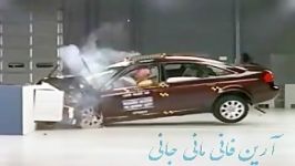 تست تصادف Audi A6 crash test