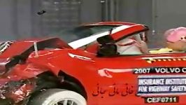 تست تصادف Volvo C70 crash test