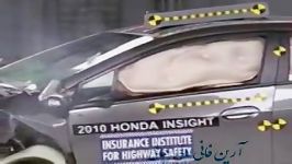 تست تصادف Honda Insight crash