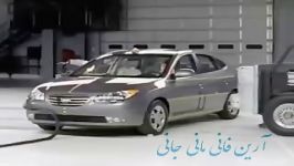 تست تصادف Hyundai Elantra crash test