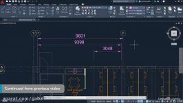 آموزش نرم افزار اتوکد 2021 قسمت 33  Continue and baseline dimensions
